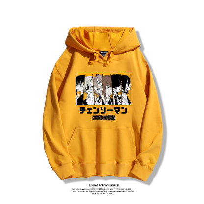 鏈鋸人新款 親子情侶男女款連帽衛衣