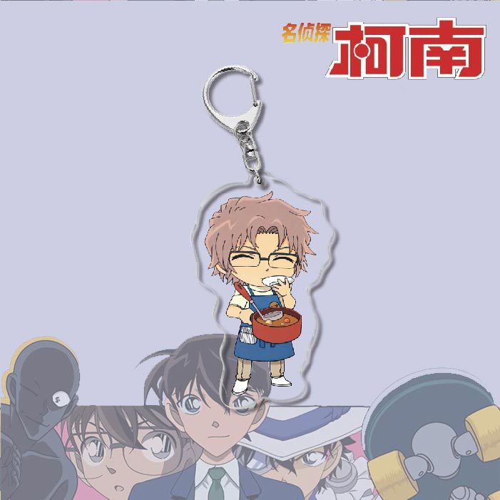 名偵探柯南周邊 灰原哀基德赤井秀一安室透世良真純亞克力鑰匙扣掛飾【單買三件起送】