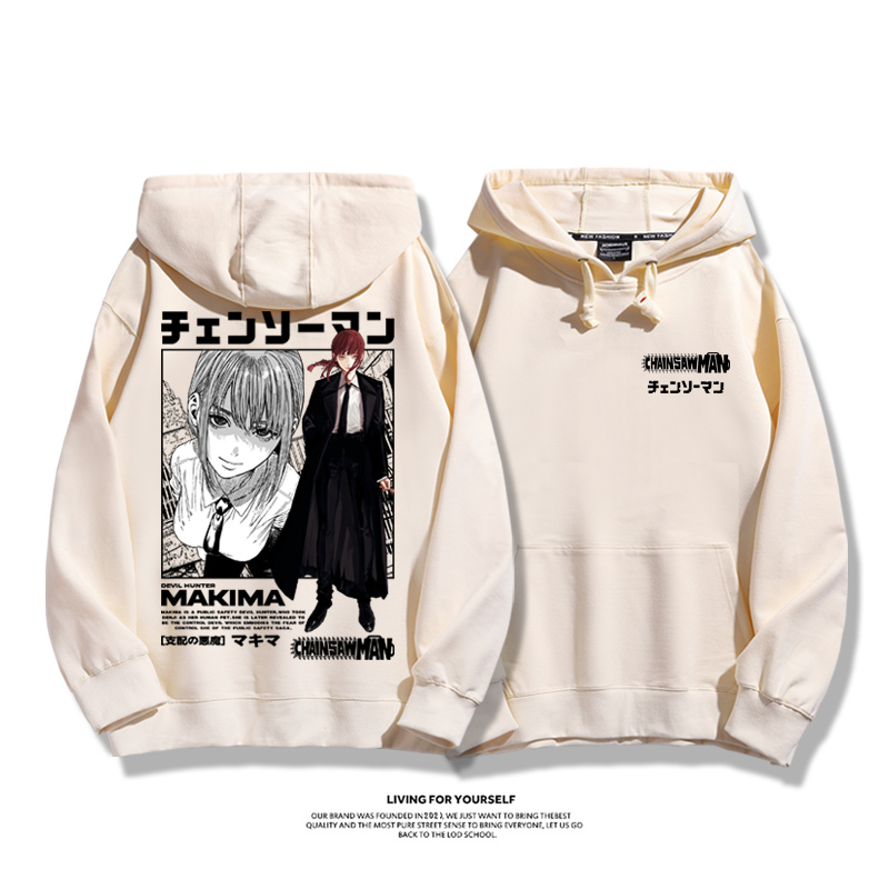 鏈鋸人新款 親子情侶男女款連帽衛衣