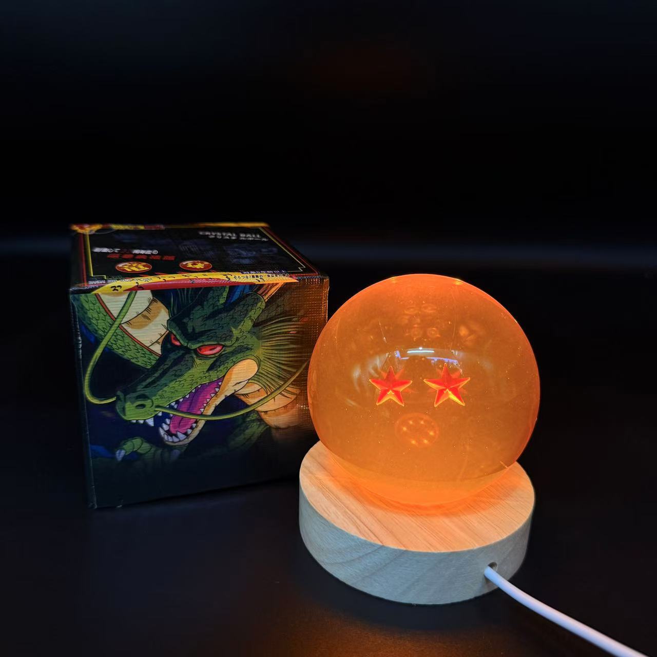 七龍珠 七星龍珠水晶球 LED創意桌面擺件