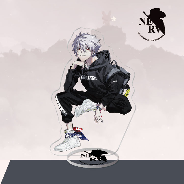 福音EVA綾波麗立牌動漫周邊亞克力鑰匙扣明日香真希波碇真嗣渚薰掛飾【單買三件起送】