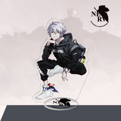 福音EVA綾波麗立牌動漫周邊亞克力鑰匙扣明日香真希波碇真嗣渚薰掛飾【單買三件起送】