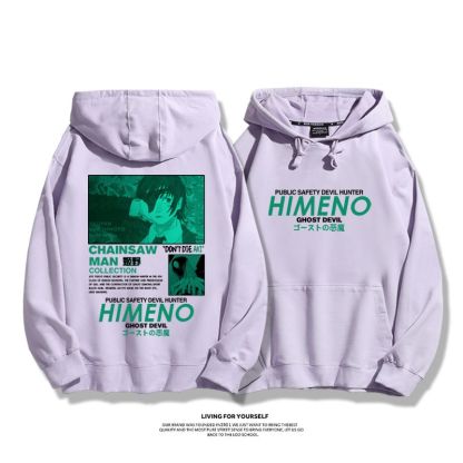 鏈鋸人新款 親子情侶男女款連帽衛衣