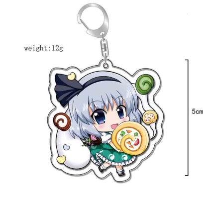 東方Project博麗靈夢神玉霧雨魔理八雲紫沙亞克力鑰匙扣周邊掛飾【單買三件起送】