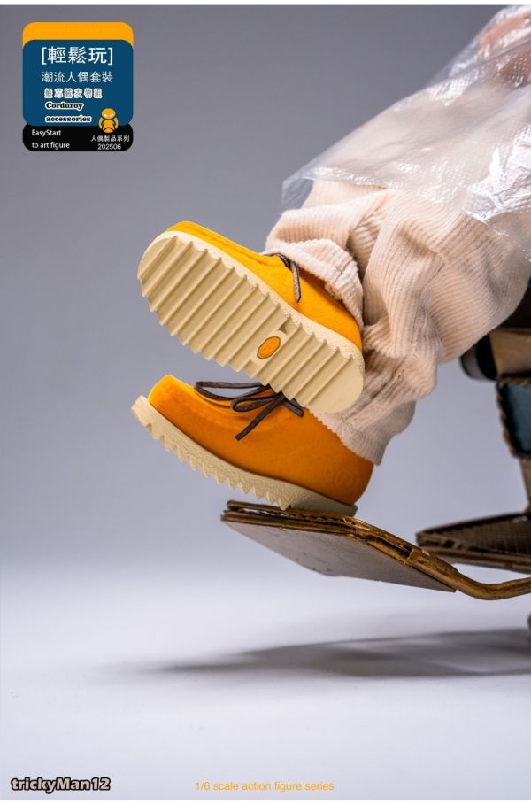 【預購】正版授權 trickyMan12 1/6 輕鬆玩 潮流人偶套裝 燈芯絨衣物組
