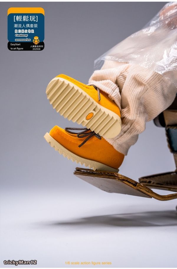 【預購】正版授權 trickyMan12 1/6 輕鬆玩 潮流人偶套裝 燈芯絨衣物組