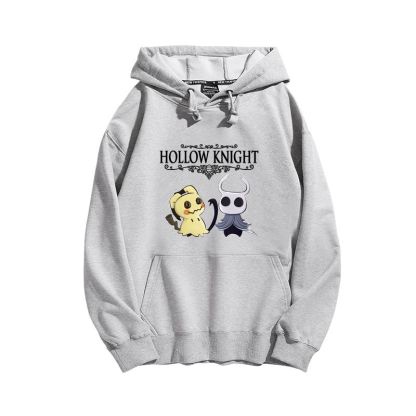 空洞騎士聯名寶可夢衛衣2023秋冬新款親子情侶裝薄絨款連帽衛衣