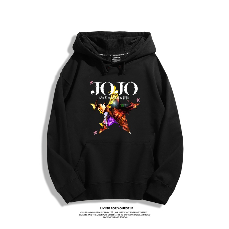 JOJO的奇妙冒險 聯名衛衣2025秋冬新款親子情侶裝連帽衛衣