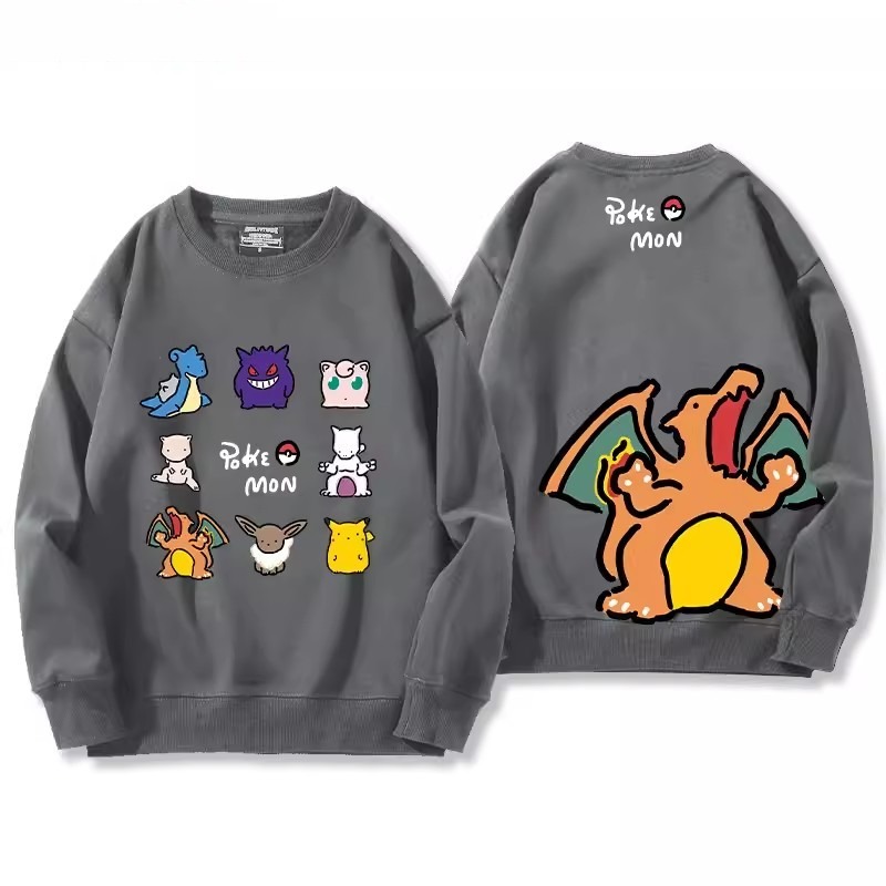 寶可夢2024親子情侶裝 圓領長袖