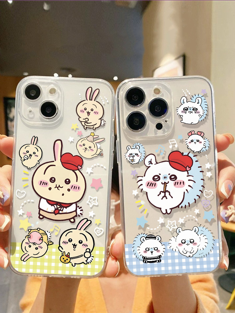 蘋果 系列chiikawa 透明防摔軟殼