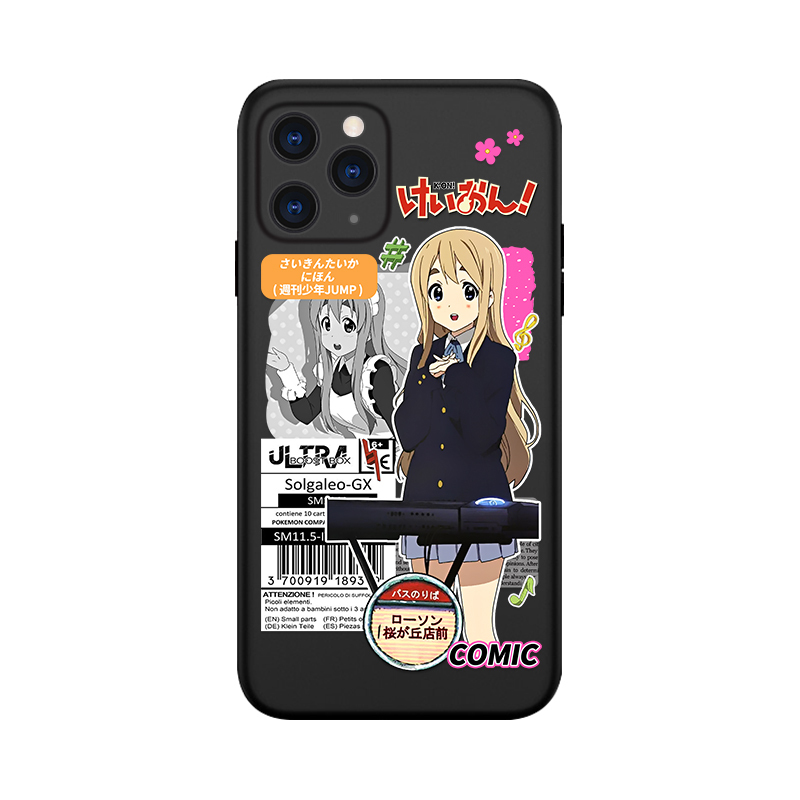 蘋果 系列輕音少女 天使眼透明防摔軟殼