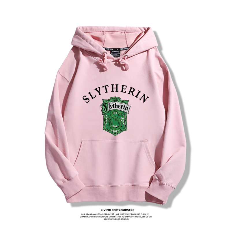 哈利波特聯名衛衣2023秋冬新款親子情侶裝薄絨款連帽衛衣