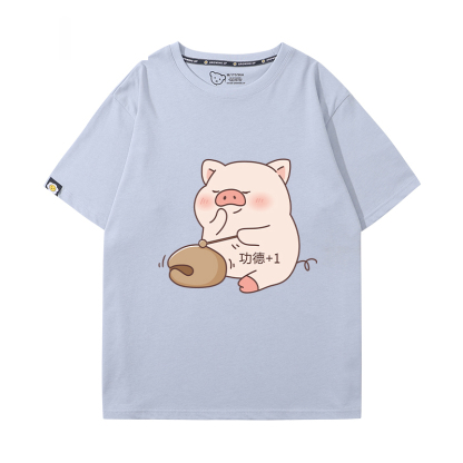 lulu豬 2024親子情侶男女同款 T恤