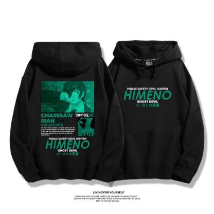 鏈鋸人新款 親子情侶男女款連帽衛衣