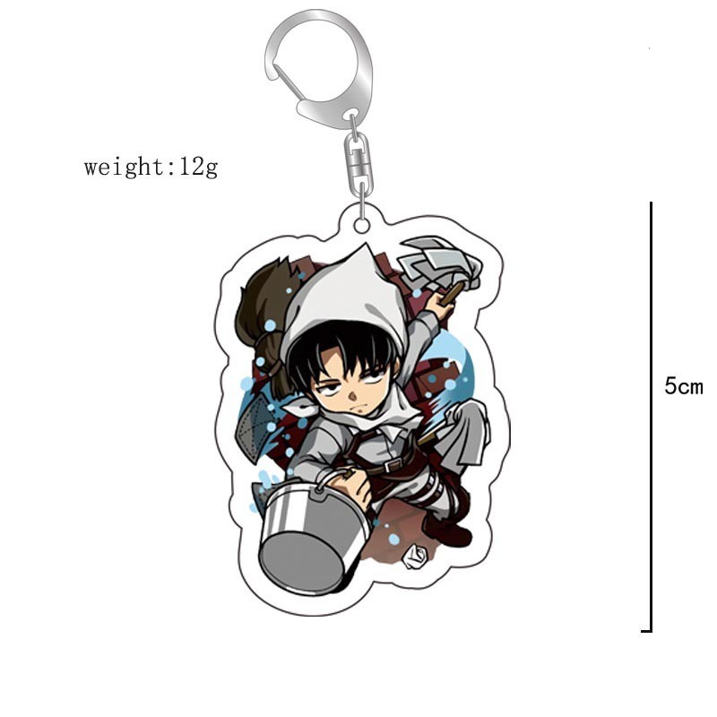 進擊的巨人調查兵團艾倫三笠阿明埃爾文利威爾韓吉萊納鑰匙扣掛飾【單買三件起送】