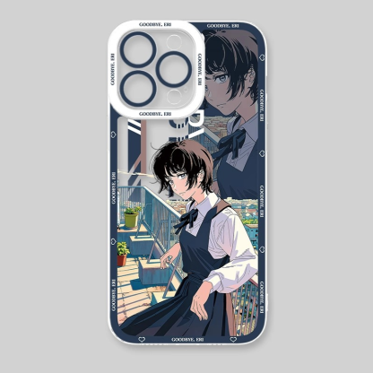 再見繪梨天使眼透明防摔軟殼