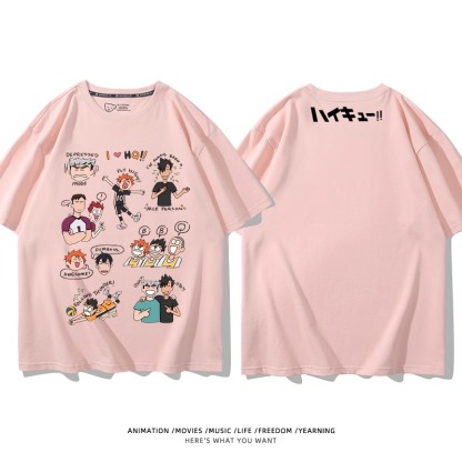 排球少年 2024親子情侶男女同款 純棉T恤