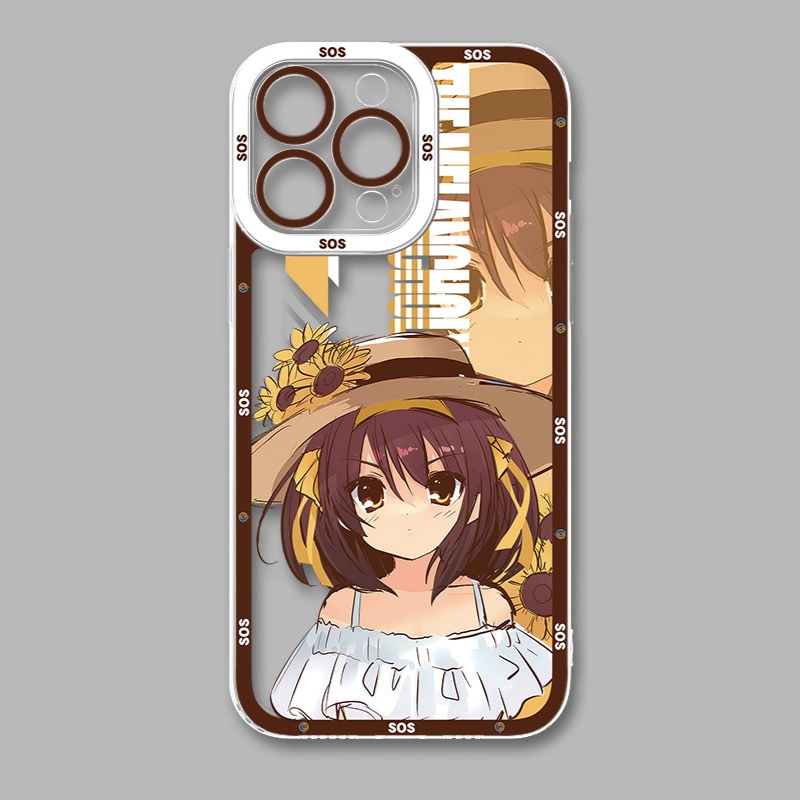 涼宮春日的憂鬱天使眼透明防摔軟殼