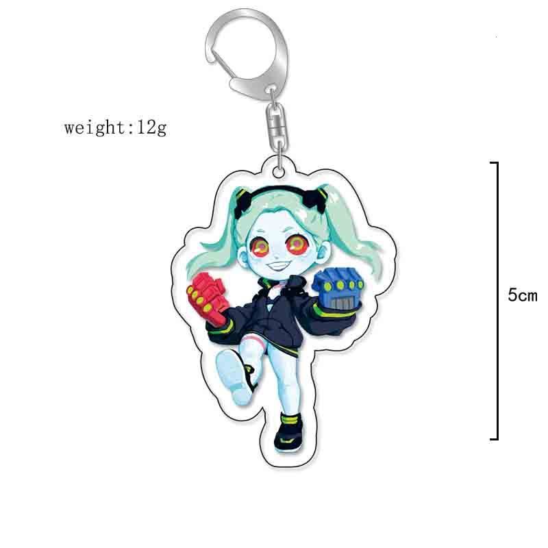 賽博朋克：邊緣行者2077大衛露西麗貝卡賽博浪客Cyberpunk鑰匙扣掛飾【單買三件起送】