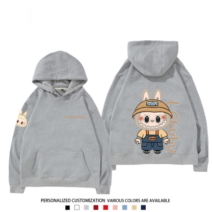 labubu新款 寬鬆百搭 秋冬款 寬鬆連帽衛衣