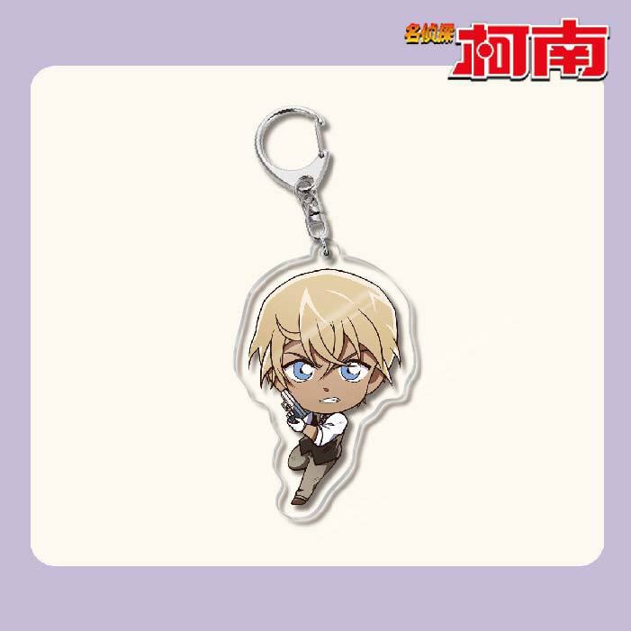 名偵探柯南周邊 灰原哀基德赤井秀一安室透世良真純亞克力鑰匙扣掛飾【單買三件起送】
