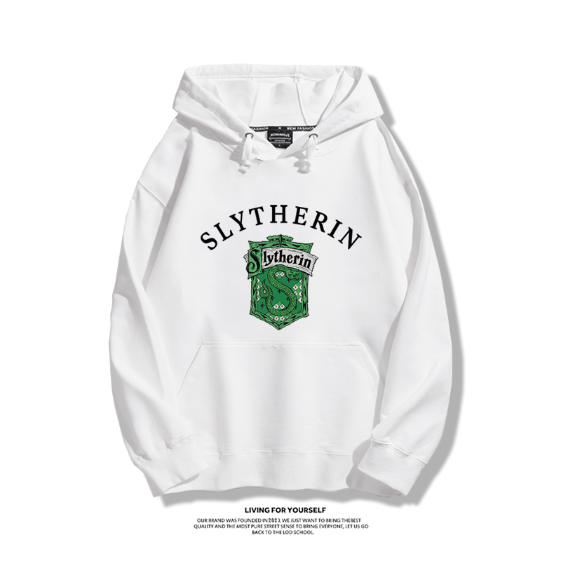 哈利波特聯名衛衣2023秋冬新款親子情侶裝薄絨款連帽衛衣