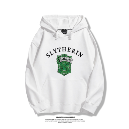 哈利波特聯名衛衣2023秋冬新款親子情侶裝薄絨款連帽衛衣