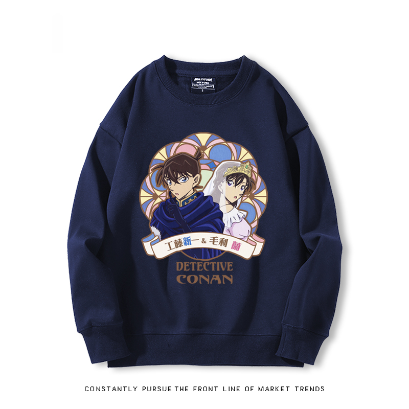 名偵探柯南 聯名2024親子情侶裝 圓領長袖