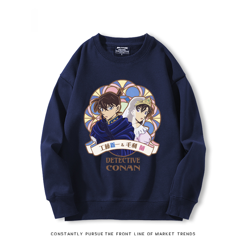 名偵探柯南 聯名2024親子情侶裝 圓領長袖