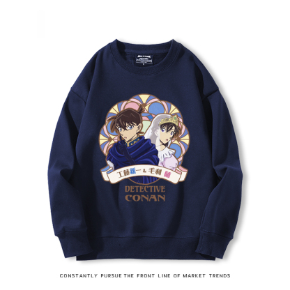 名偵探柯南 聯名2024親子情侶裝 圓領長袖