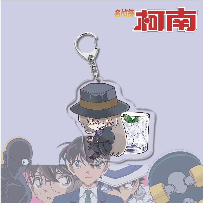 名偵探柯南周邊 灰原哀基德赤井秀一安室透世良真純亞克力鑰匙扣掛飾【單買三件起送】