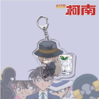 名偵探柯南周邊 灰原哀基德赤井秀一安室透世良真純亞克力鑰匙扣掛飾【單買三件起送】
