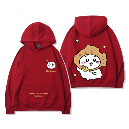 吉伊卡哇chiikawa小可愛吉伊烏薩奇小八聯名周邊衛衣百搭情侶衣服