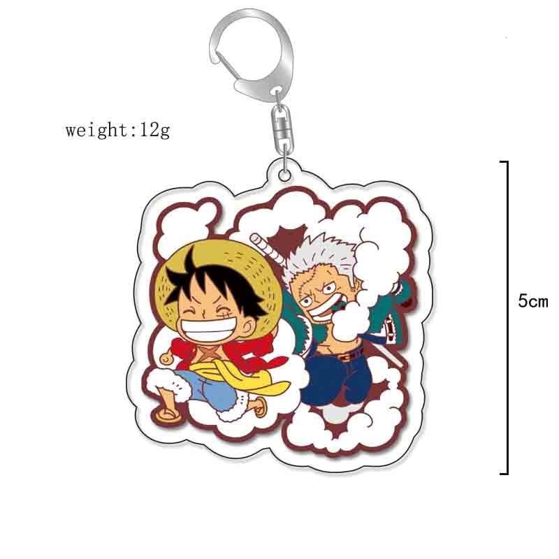 航海王 草帽路飛索隆羅香克斯周邊鑰匙扣 掛飾【單買三件起送】