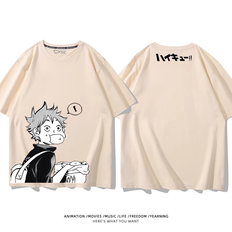 排球少年 2024親子情侶男女同款 純棉T恤