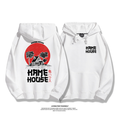 七龍珠聯名衛衣2023秋冬新款親子情侶裝薄絨款連帽衛衣