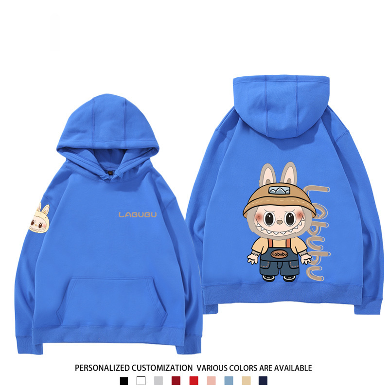 labubu新款 寬鬆百搭 秋冬款 寬鬆連帽衛衣