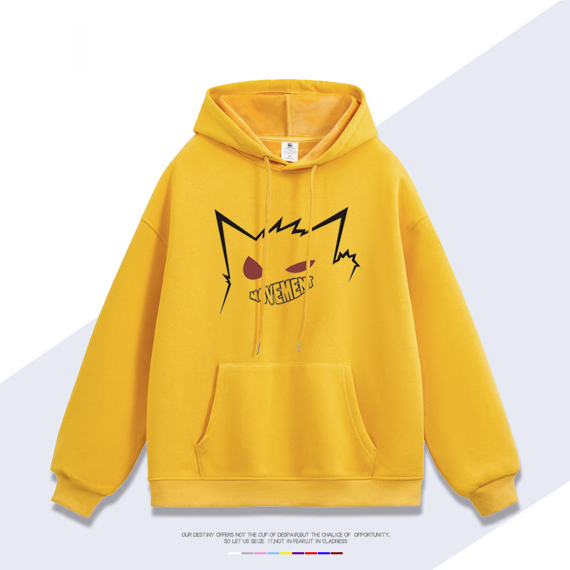 寶可夢 2025秋冬新款親子情侶裝連帽衛衣