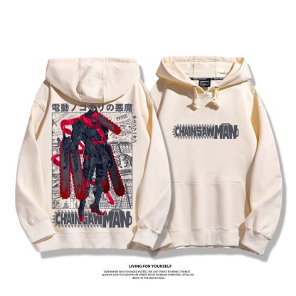 鏈鋸人新款 親子情侶男女款連帽衛衣