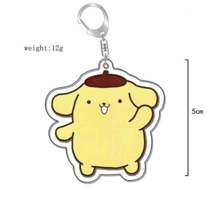 粉色貓咪Sanrio玉狗桂樂美蒂亞克力鑰匙扣掛飾【單買三件起送】