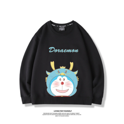 叮噹貓聯名龍年2024親子情侶裝 圓領長袖