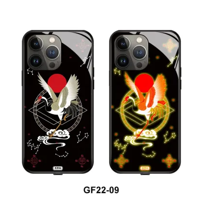 國潮古風來電閃智能發光手機殼