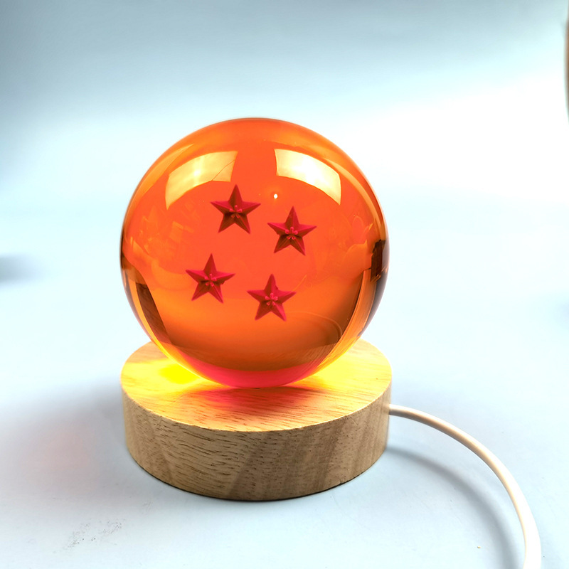 七龍珠 七星龍珠水晶球 LED創意桌面擺件