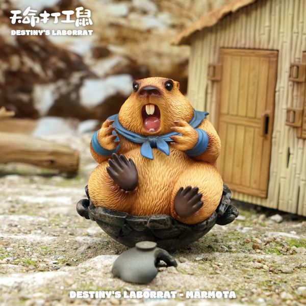 【預購】傑刻動漫×動物幫幫 土撥鼠潮玩桌面擺件