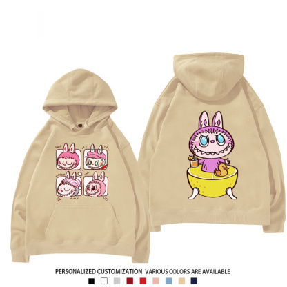 labubu新款 寬鬆百搭 秋冬款 寬鬆連帽衛衣