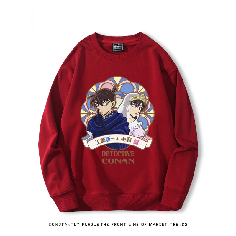 名偵探柯南 聯名2024親子情侶裝 圓領長袖