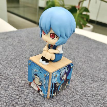 Look up EVA 綾波麗明日香Q版手辦 磁吸底座