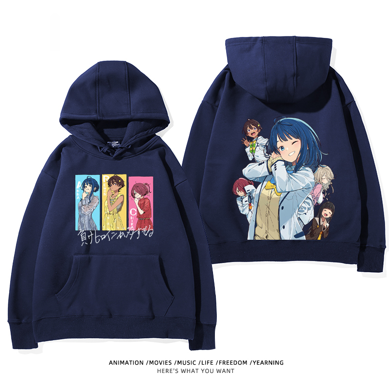 敗犬女主也太多了聯名衛衣2024秋冬新款親子情侶裝薄絨款連帽衛衣