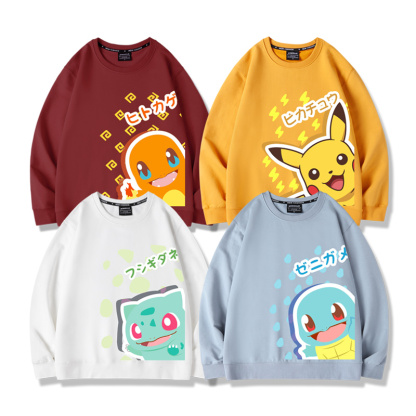 寶可夢2023親子情侶裝 圓領長袖