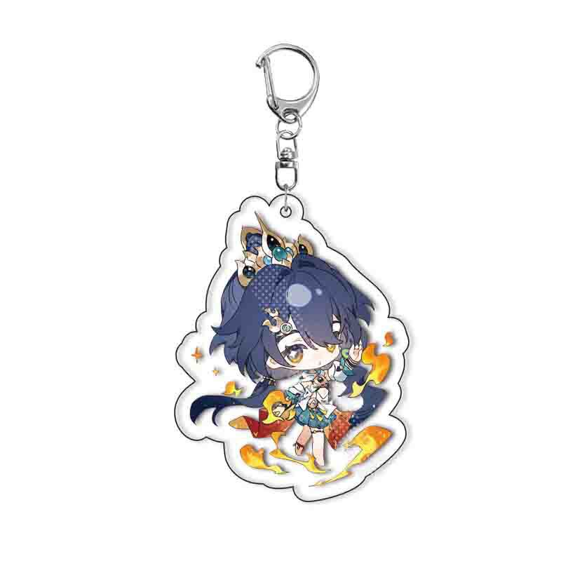 崩壞星穹鐵道愛莉希雅亞克力鑰匙扣掛飾遊戲周邊銀狼景元 白露【單買三件起送】